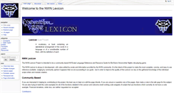 Desktop Screenshot of nwnlexicon.com
